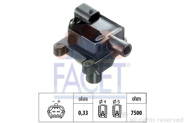 Ремкомплект, распределитель зажигания HT0653 FACET
