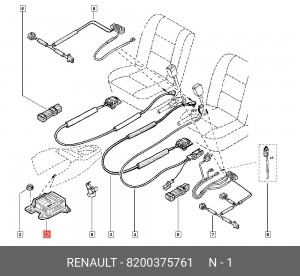 Деталь 8200375761 RENAULT