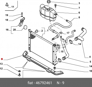 Деталь 46792461 ALFA FIAT LANCIA