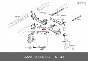 Буфер, амортизация 93807567 IVECO