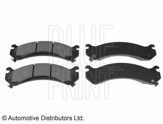 Комплект тормозных колодок, диско ADA104246 BLUE PRINT