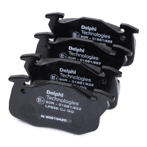 Комплект тормозных колодок, диско LP696 DELPHI