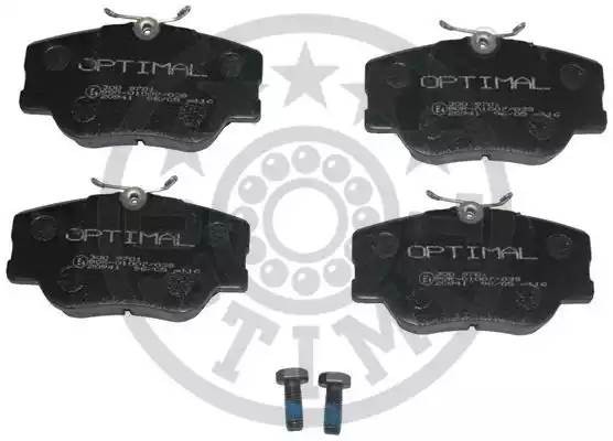 Комплект тормозных колодок, диско 9701 OPTIMAL