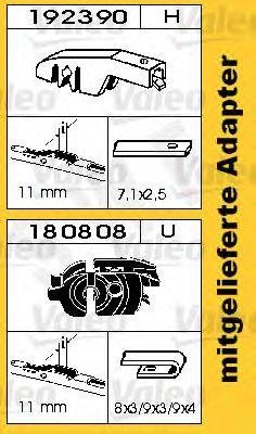 Щетка стеклоочистителя 116.108 SWF