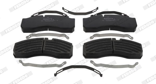 Комплект тормозных колодок, диско FCV1367B FERODO