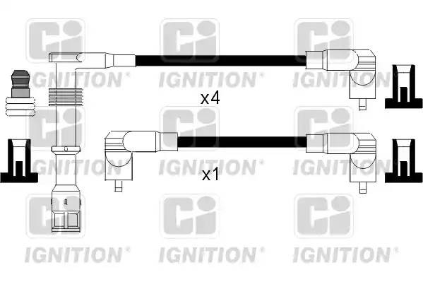Ккомплект проводов зажигания XC841 QUINTON HAZELL