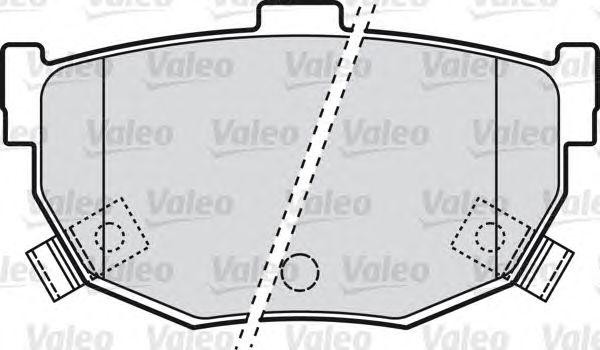 Комплект тормозных колодок, диско 598817 VALEO PHC