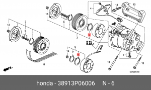 Деталь 38913P06006 HONDA