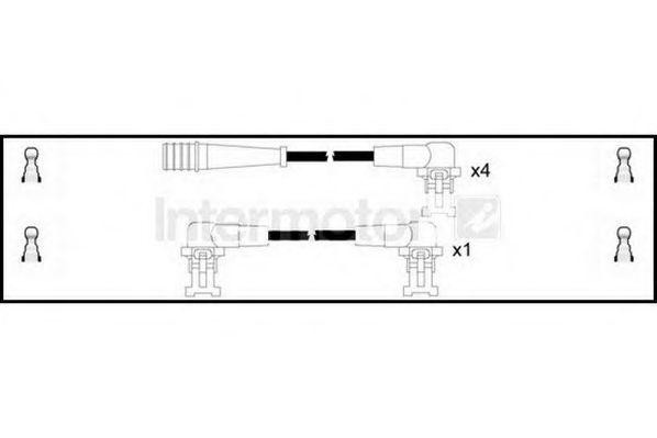 Ккомплект проводов зажигания 76031 STANDARD