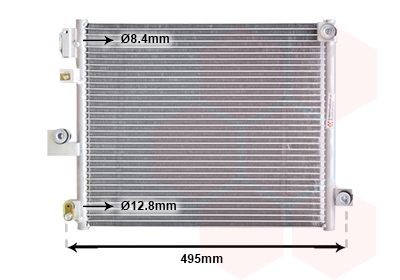 Конденсатор, кондиционер 82005194 VAN WEZEL