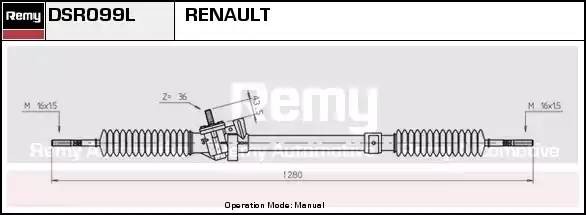 Рулевой механизм DSR099L DELCO REMY