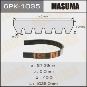 Ремень приводной 6PK-1035 MASUMA