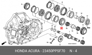 Деталь 23450PPSF70 HONDA