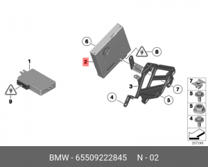 ТВ - модуль 65 50 9 222 845 BMW
