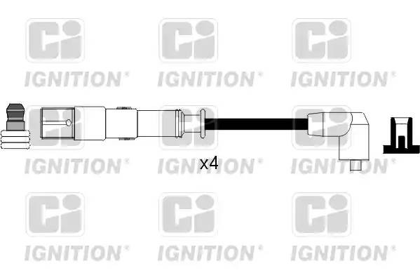 Ккомплект проводов зажигания XC1114 QUINTON HAZELL