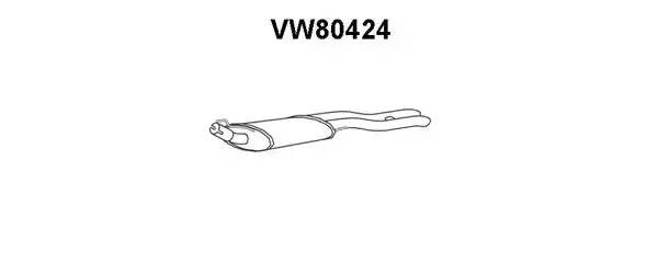 Глушитель выхлопных газов конечный VW80424 VENEPORTE