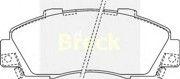 Комплект тормозных колодок, диско 2165100C BRECK