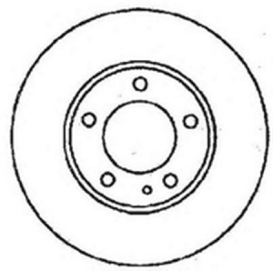Тормозной диск 561552B BENDIX JURID