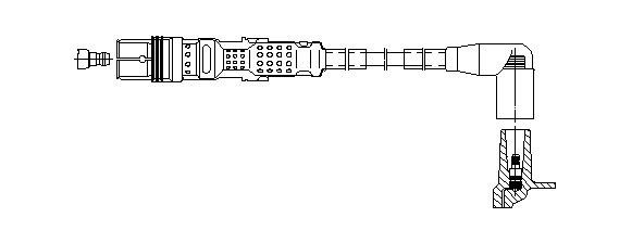 Провод зажигания 1A02F85 BREMI