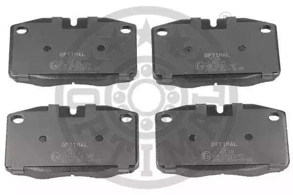 Комплект тормозных колодок, диско 9360 OPTIMAL