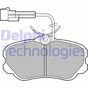 Комплект тормозных колодок, диско LP644 DELPHI