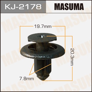 Клипса крепежная KJ2178 MASUMA