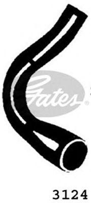 Шланг радиатора 3124 GATES