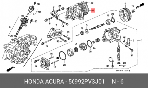 Ремень приводной 56992PV3J01 HONDA