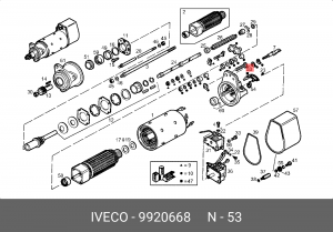 Болт 9920668 IVECO