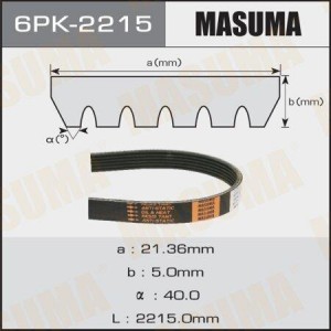 Ремень приводной 6PK-2215 MASUMA