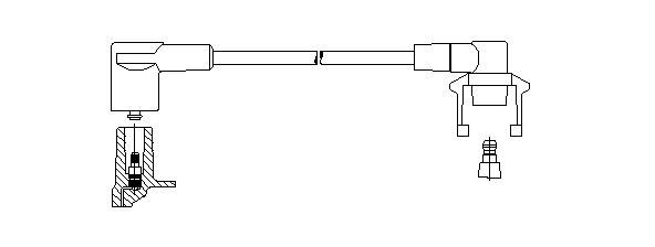 Провод зажигания 69560 BREMI