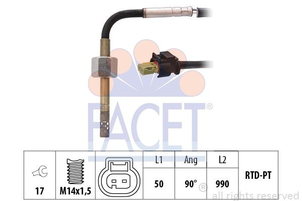 Ккомплект проводов зажигания 48510 FACET