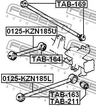 Сайлентблок TAB-163 FEBEST