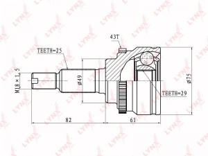 ШРУС CO-7303A LYNXAUTO