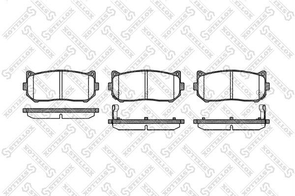 Колодки тормозные дисковые 660-002-SX STELLOX