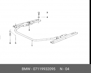 Плоская шайба 07 11 9 932 095 BMW