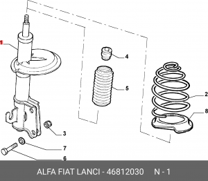 Деталь 46812030 ALFA FIAT LANCIA