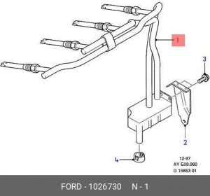 Нагнетание дополнительного воздуха 1 026 730 FORD