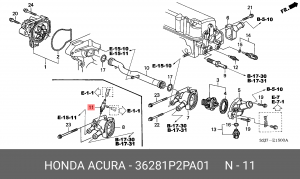 Деталь 36281P2PA01 HONDA