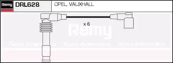 Ккомплект проводов зажигания DRL628 DELCO REMY