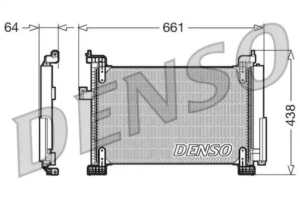 Конденсатор, кондиционер DCN09085 DENSO