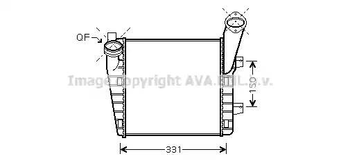 Интеркулер VW4235 AVA