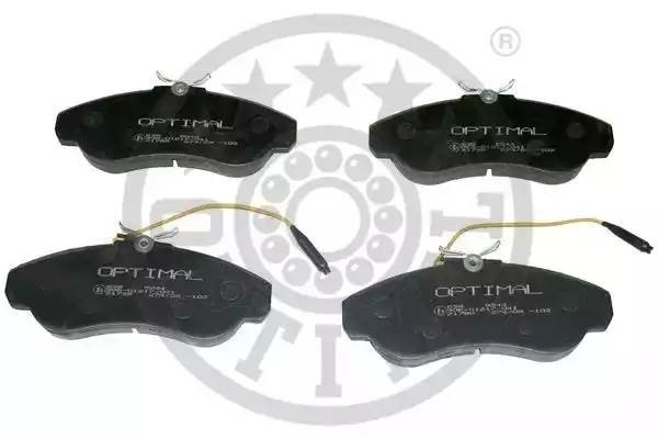Комплект тормозных колодок, диско 9944 OPTIMAL