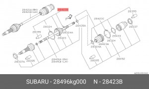 Деталь 28496KG000 SUBARU