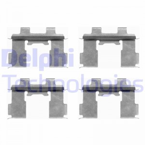 Комплектующие, колодки дискового тормоза LX0392 DELPHI