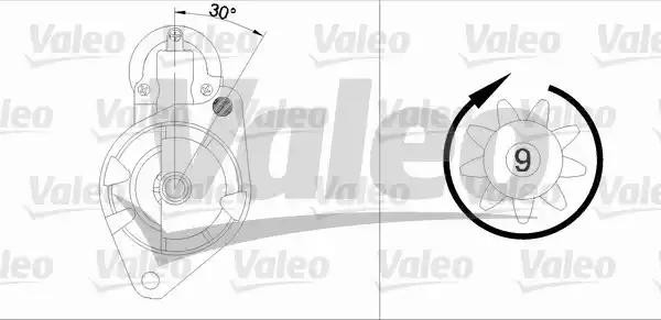 Стартер 455879 VALEO PHC
