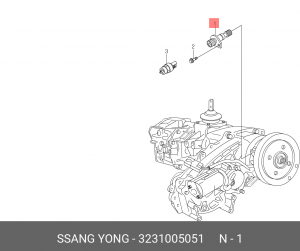 Привод спидометра 3231005051 SSANG YONG