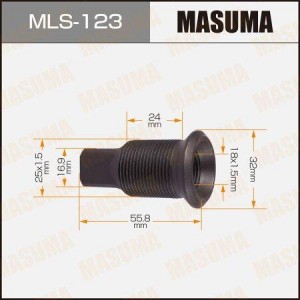 Футорка колесная MLS-123 MASUMA