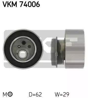 Натяжной ролик, ремень ГРМ VKM 74006 SKF