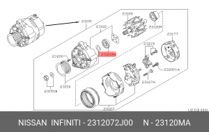 Подшипник 2312072J00 NISSAN